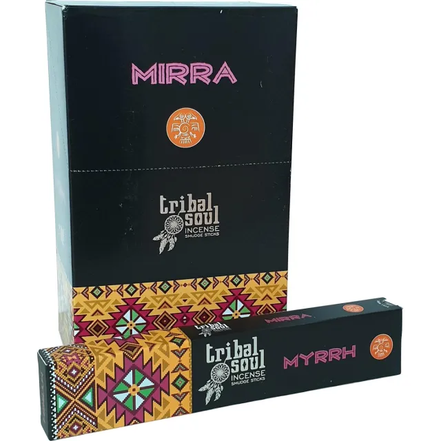 Tribal soul Wierookstokjes Tribal Soul Myrrh 12 pakjes van 15 gram Multi
