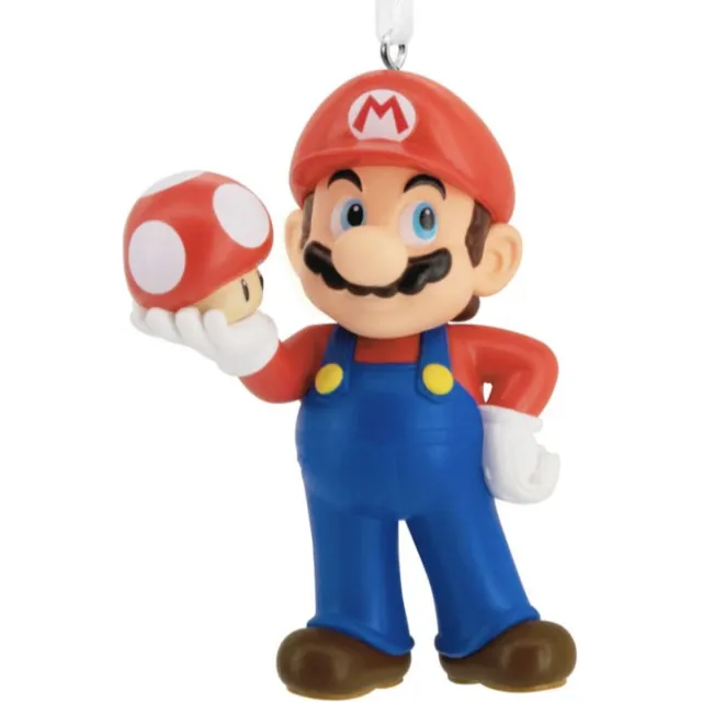 Hallmark Ornament l93 fc mario with mushroom onbekend