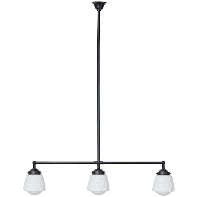 Coloured by Art Moonlight T-lamp 3 lichts Weimar - Art Deco Trade Zwart