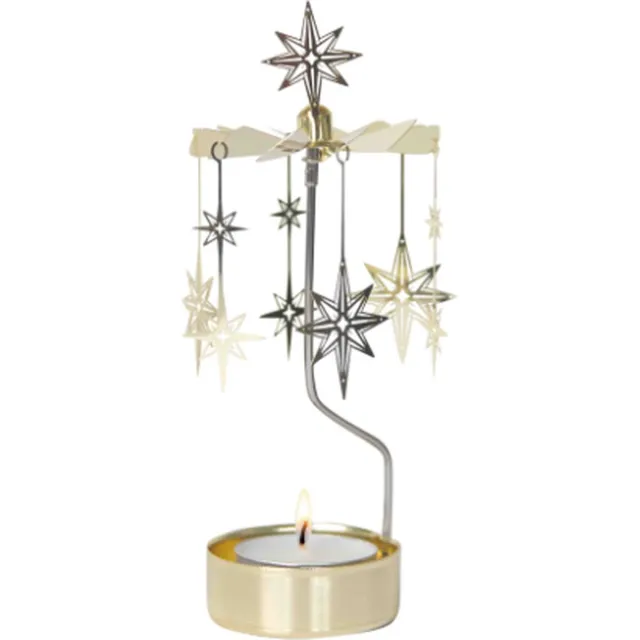 Pluto Produkter Pluto Rotary kandelaar molentje northern star goud