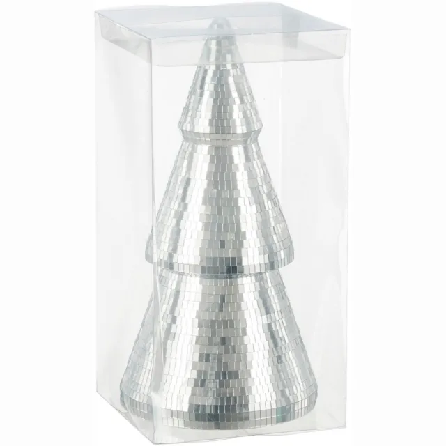 Mica Decorations Disco kerstornament 40 cm Zilver