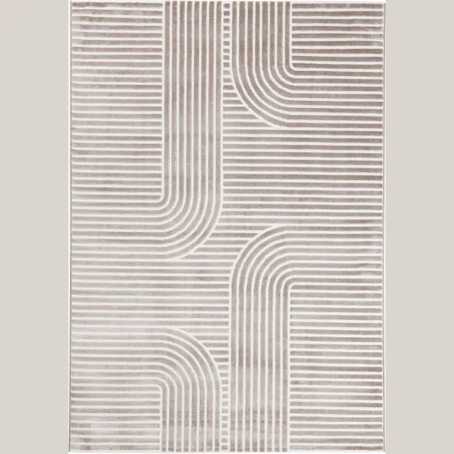 Dutch Lifestyle Mito 2 Taupe- PP/Polyester - Vloerkleed - Taupe