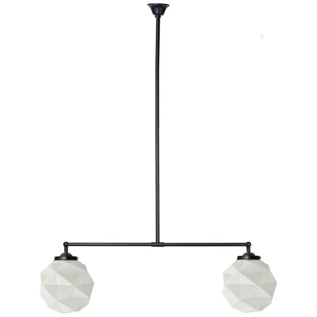 Coloured by Art Moonlight T-lamp 2 lichts Universum - Art Deco Trade Zwart