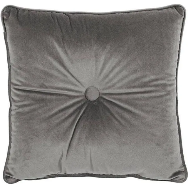 Tiseco Home Studio Sierkussen Knoop - Grijs - Default Wit