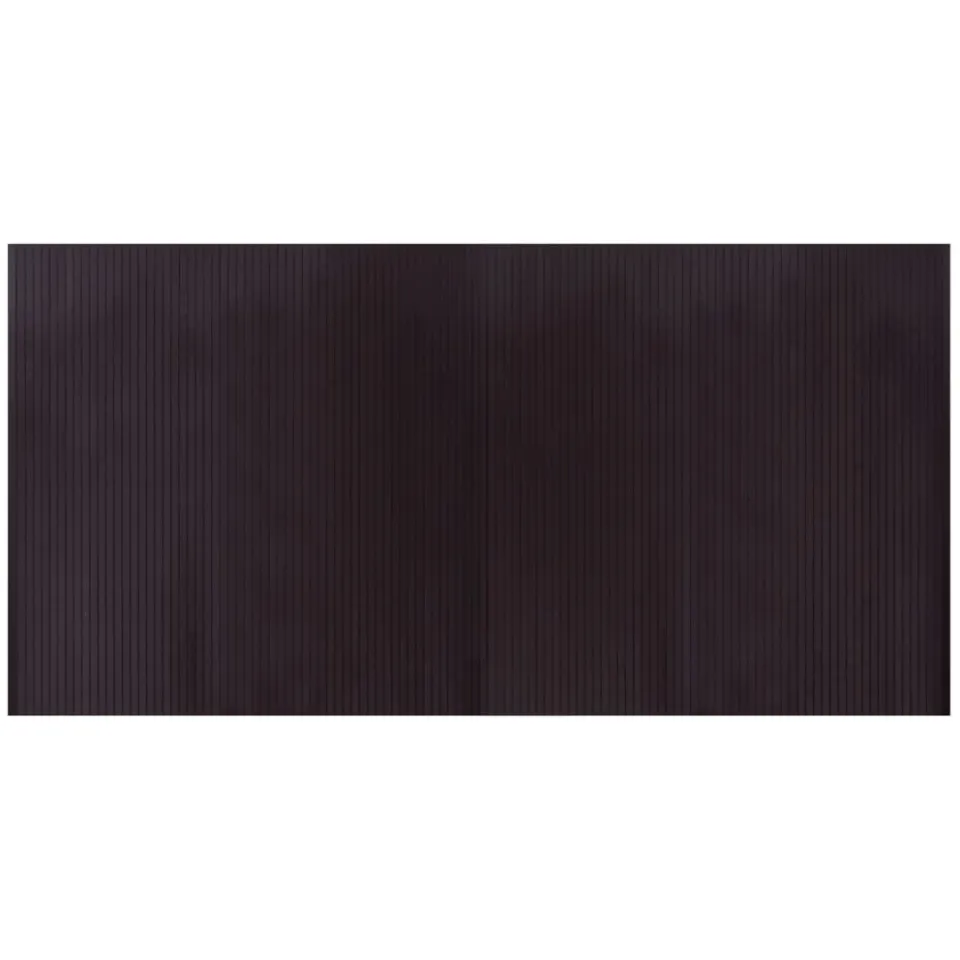 vidaXL Vloerkleed rechthoekig 100x200 cm bamboe donkerbruin bruin, foto 3