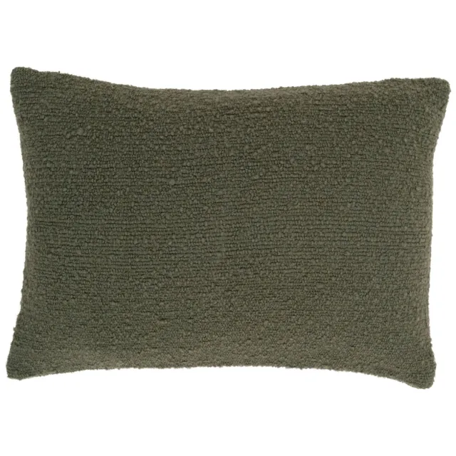 Urban Nature Culture rechthoekige sierkussen Narumi 60x40x10 cm - groen