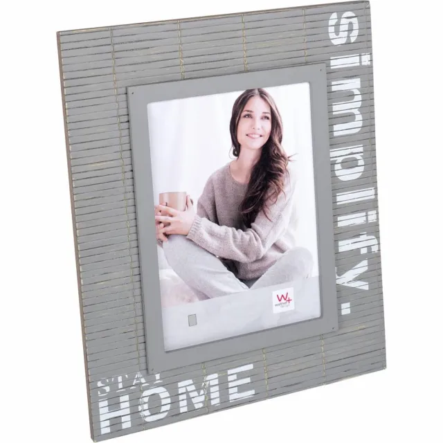 Walther Simplify - Houten portretlijst - Fotoformaat 13x18 cm - Grjis Grijs