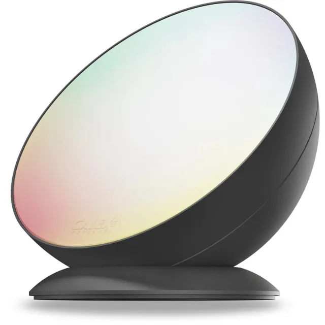 Calex Slimme LED Tafellamp - Wifi Mood light - Smart Sfeerverlichting - RGB en Warm Wit Licht - Zwart