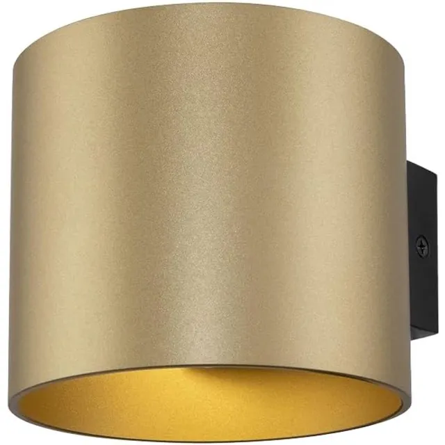 Maytoni Rond wandlamp goud – cilindervormige wandlamp GU9 binnen