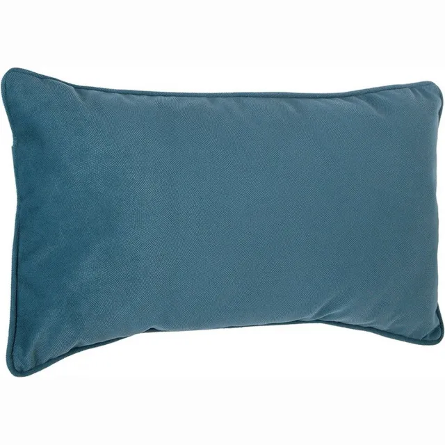 Atmosphera Créateur d'intérieur® Atmosphera Bank/sierkussens huiskamer Sophia - 30 x 50 cm - Blauw - polyester - met rits