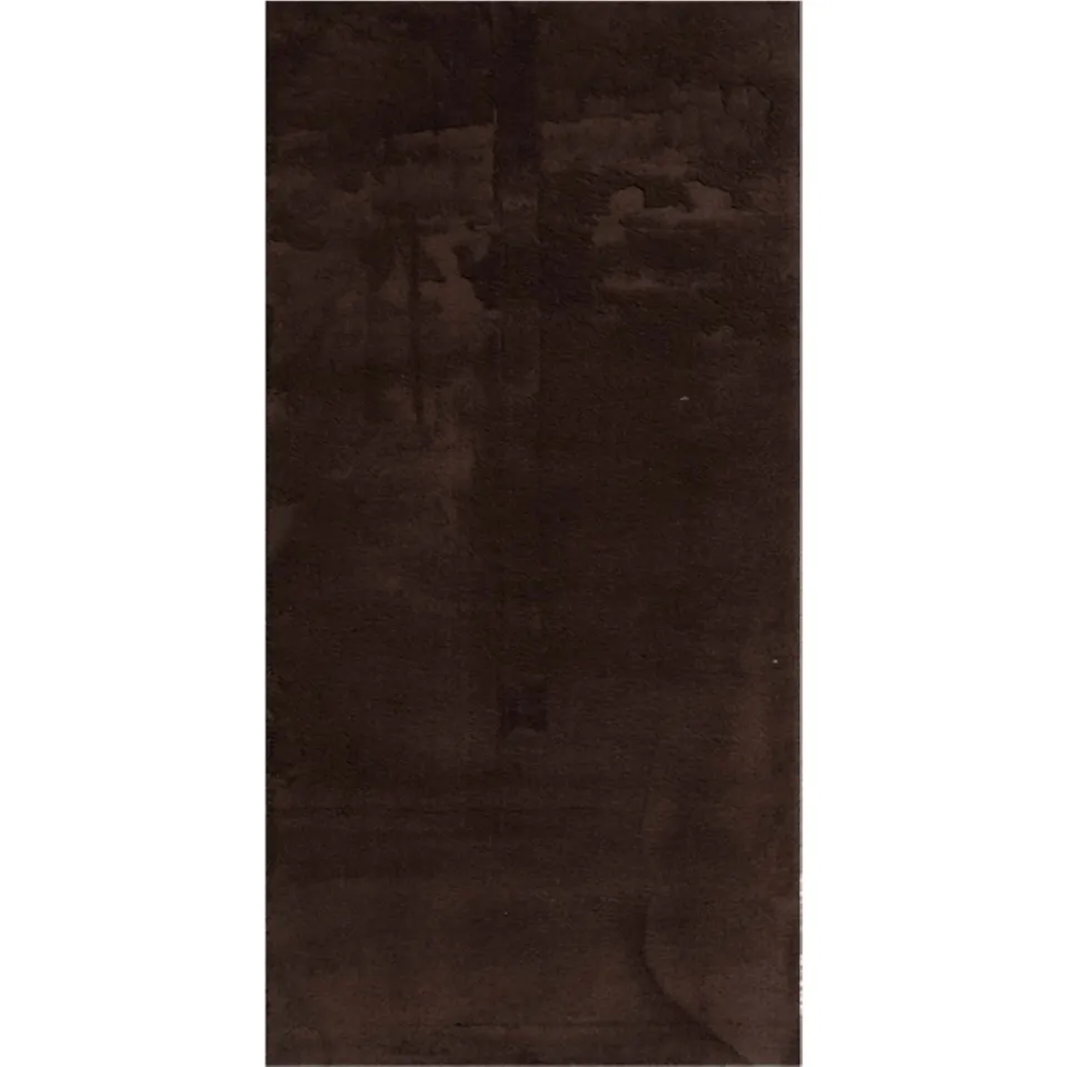 vidaXL Vloerkleed HUARTE Bruin 100 x 200 cm 100% Polyester Plat, foto 3