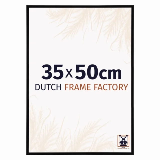 Dutch Frame Factory Fotolijst 35x50 cm - Kunststof - Zwart Hoogglans - Angers