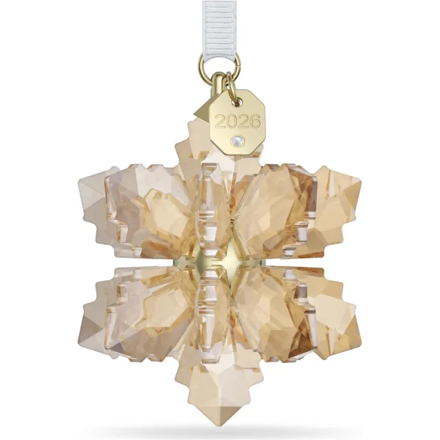 Swarovski Jaarlijkse Editie Ornament 3D Kerstster 2026 5731942 bruin