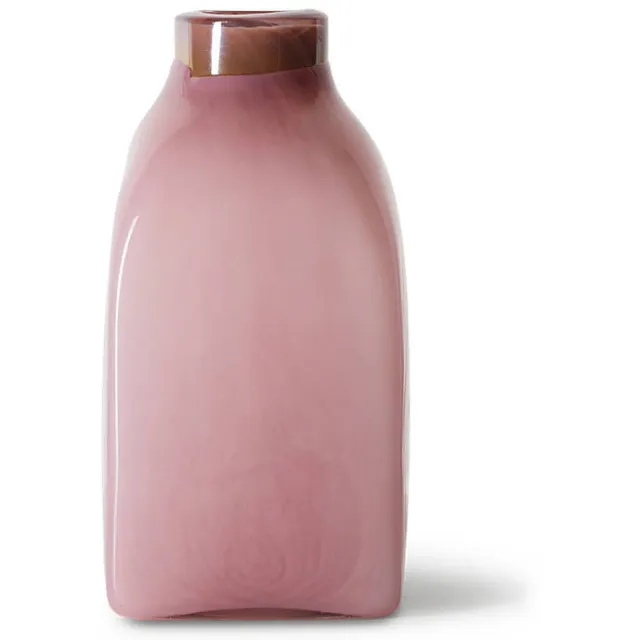 HKLIVING vaas roze, 15x15x28 cm