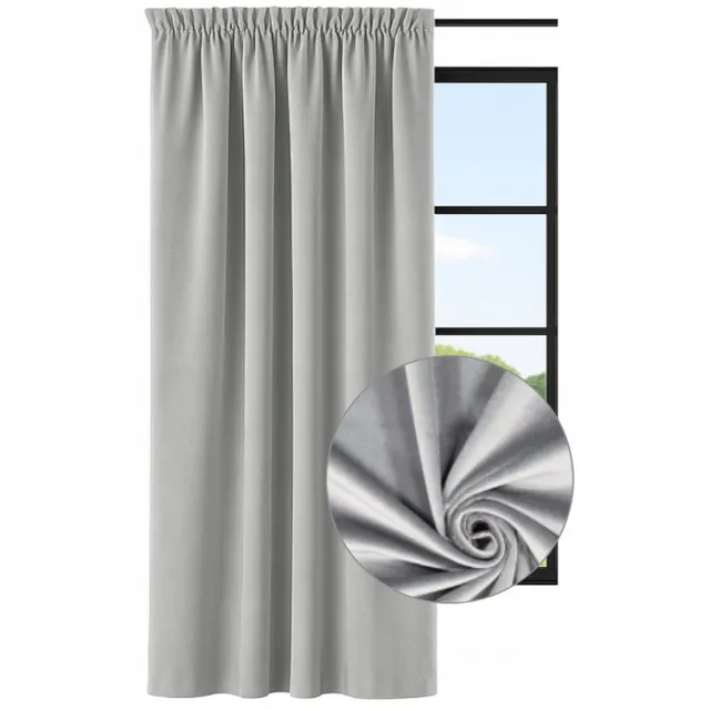 NOW-ART Luxe Velours Gordijn 140x200 cm - Grijs, Kant-en-klaar