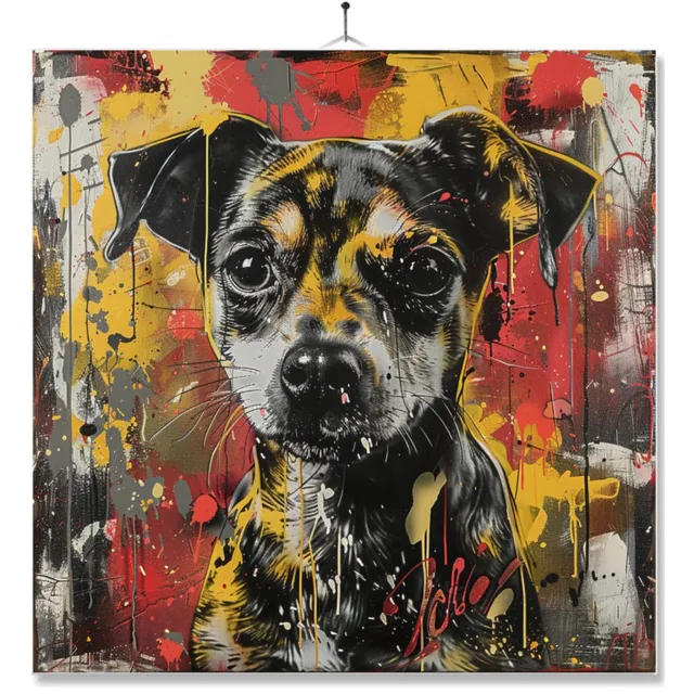 MC Living Tegel Met Opdruk | Geschenk | Art | Kunst | Jack Russel Ontwerp 3