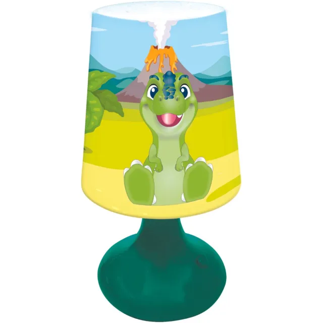 Lexibook Mini lampe de chevet veilleuse sans fil Dinosaure VERT