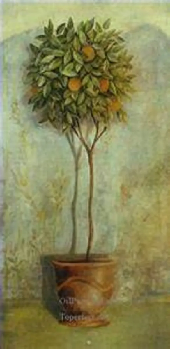 Eurographics poster Eurographics Fabrice Villeneuve - Orange Tree 40 x 100 groen - oranje