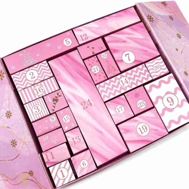 KZQ Adventskalender 2026 - 24 Dagen - Roze