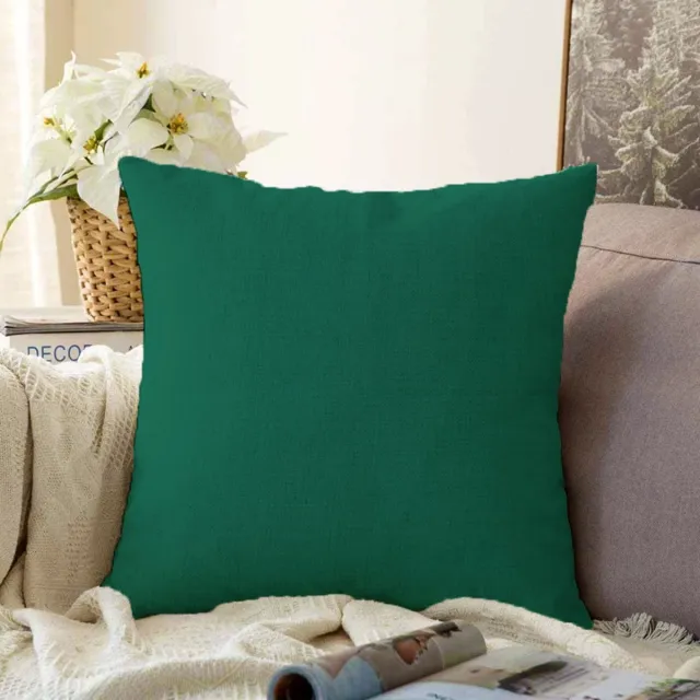 De Groen Home Kussensloop - kussenhoes - Sierkussenhoes - hoes voor vloerkussens 70x70cm - Donkergroen - Sierkussenhoes voor vloerkussen - Kussensloop