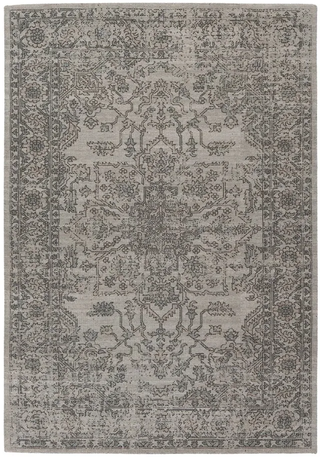 Dutch XXL Vintage Vloerkleed | Tapijt | Perry | Ornamenteel | Groen/Taupe | 160x230 cm