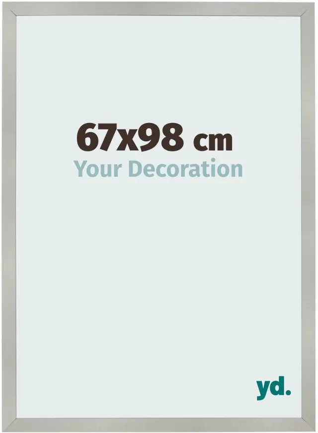 yd. Your Decoration - Fotolijst 67x98 cm - MDF - Zilver Mat - Bologna