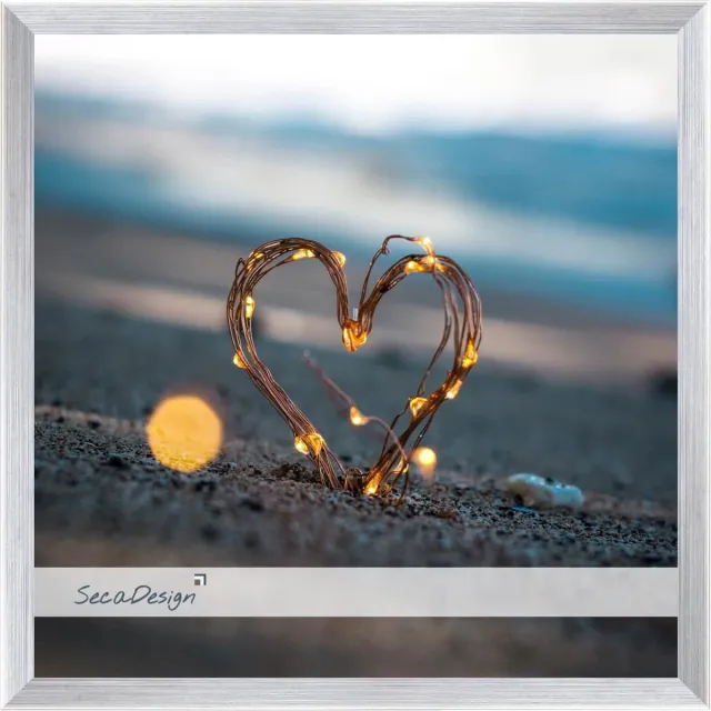SecaDesign Luca - Fotolijst 30x30 cm fotomaat - Zilver