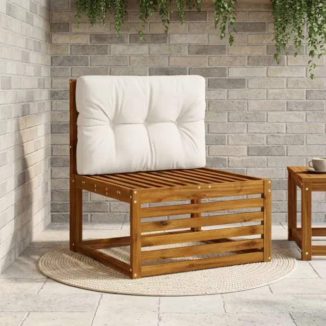 vidaXL Pallet Rugkussen VIANEN 100% Polyester Wit 70 x 60 x 12 cm