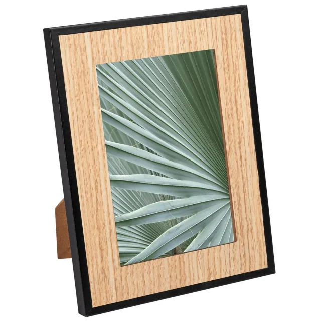 Walther RF318B Good - Houten portretlijst - Fotoformaat 13x18 cm - Naturel/Zwart Nature/Zwart