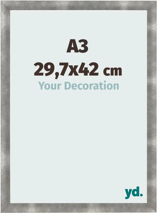 yd. Your Decoration - Fotolijst A3 29,7x42 cm - MDF - Metaal Vintage - Pisa