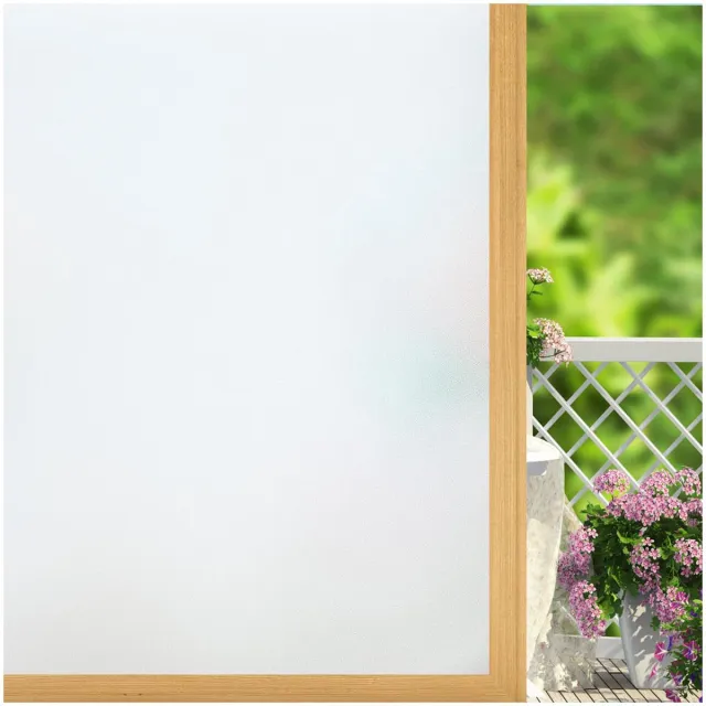 Imperatoris Zelfklevende Raamfolie – Matglas Raamfolie / Inkijkwerende Privacyfolie – Voor Ramen en Glazen Deuren – Screenprotector – Eenvoudig Aan te Brengen – 60×200cm White