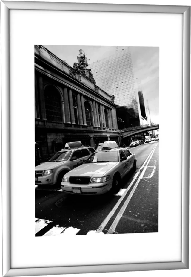 Paperflow aluminium fotolijst, 400 x 500 mm, zilver