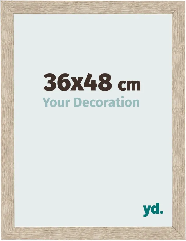yd. Your Decoration - Fotolijst 36x48 cm - MDF - Sonoma Eiken - Bologna
