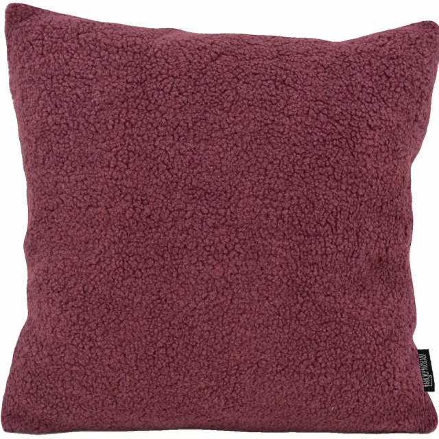 Gek op Kussens! Teddy Wijnrood Kussenhoes | Polyester | 45 x 45 cm
