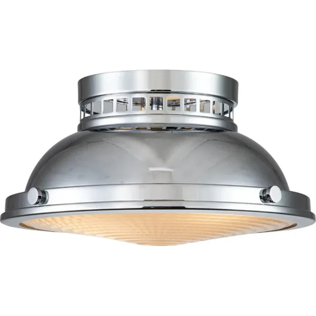 Hinkley LED Plafondlamp Amelia | 2X E27 Max 40W | Dimbaar | Polished Chrome Geen