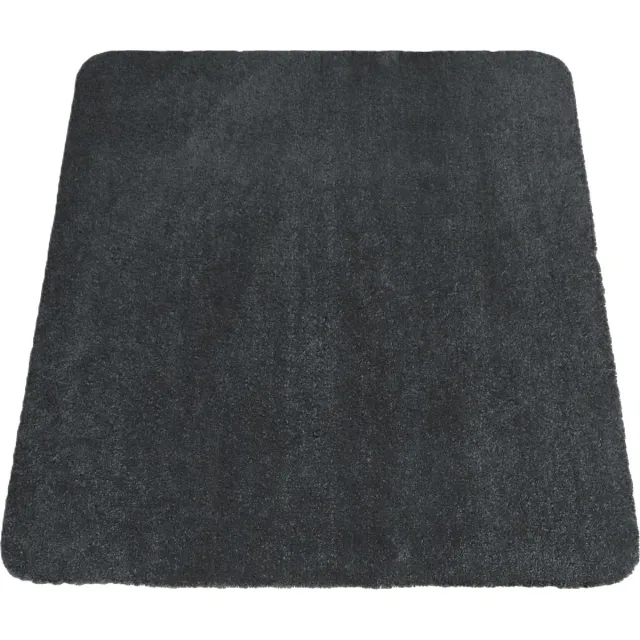 Prima Schoonloopmat - Deurmat - Droogloopmat - zwart - antraciet - 80x90cm - uitwasbaar - antislip
