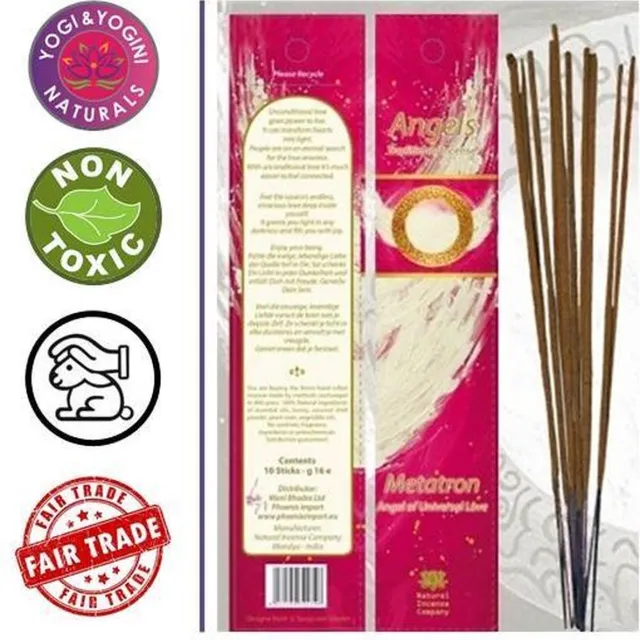 Yogi & Yogini naturals Wierook Angels Metatron - (1 pakje) wit