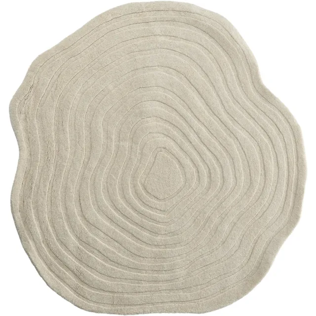 Beliani ANKARAE - Vloerkleed - Beige - Wol