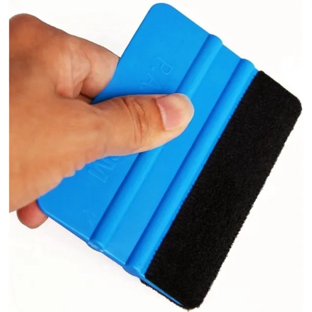 Cheaperito Aanbrengset Raamfolie I Raamfolie Aanbrengen I Car Wrap Aanbrengen I Rakelset I Flexibele Rakel Met Vilt blauw
