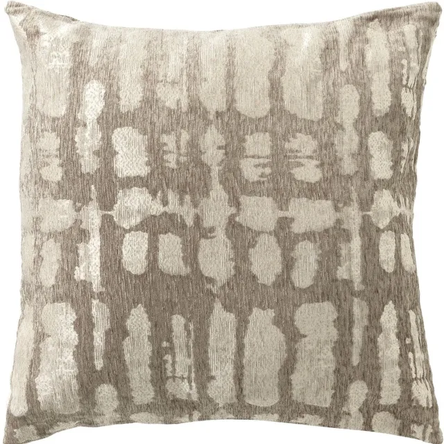 Hoii DELPHINE | sierkussen 45x45 cm | Doeskin | bruin | Hoii Lichtbruin