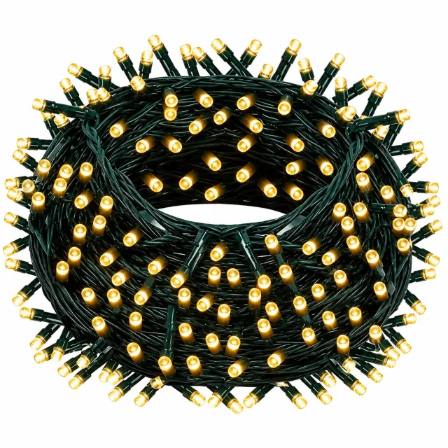 DPLUNIQ Kerstverlichting - Kerstversiering - Sfeerverlichting - Versiering - 100m - 800 LED - Waterdicht - 240 V - Warm Wit