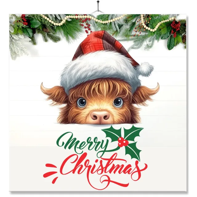 MC Living Tegel Met Opdruk | Kerst | Geschenk | Merry Christmas Dier Ontwerp 1