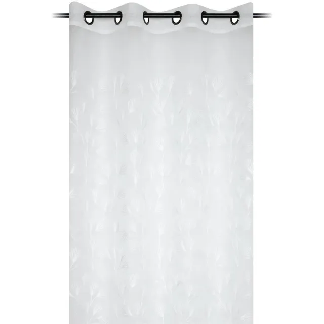 Stof Gehakte gordijn NOVA, 140 x 260 cm Wit