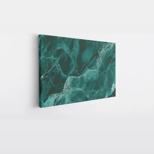 Saammp Canvas Schilderij - marmer - Abstract kunstwerk - 100x75 - Foto op canvas - Wanddecoratie - Muurdecoratie Woonkamer - Slaapkamer decoratie - Canvas Print Multicolor