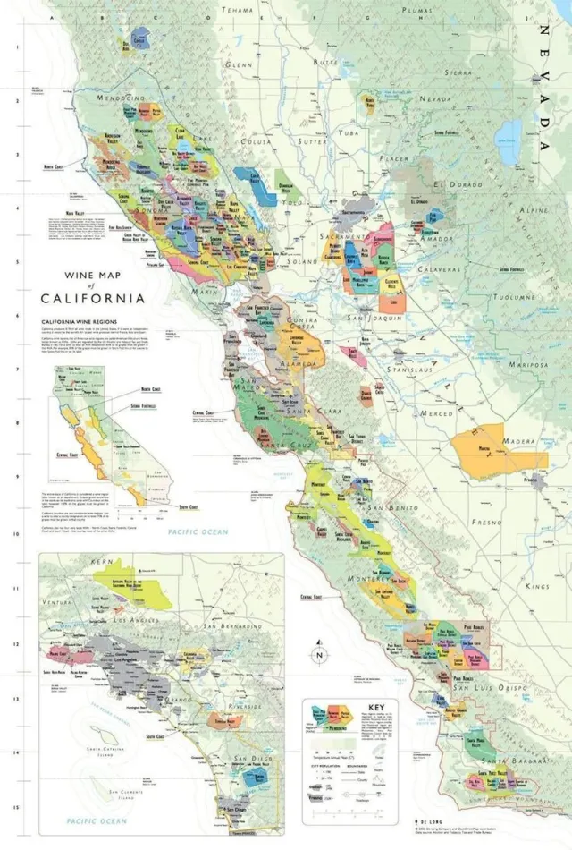 Delong Wines Wijnkaart Californië Multi