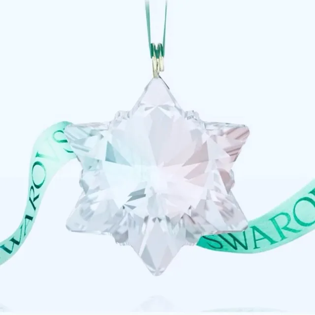 Swarovski beeldje Ornament Star 2023 5663835 | Swarovski ornament star 2023 5663835 van kristal | decoratie, beeldjes wit