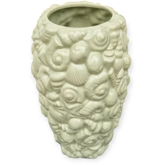 DK design Daan Kromhout - Vaas - Schelpenvaas - Mint Groen - Keramiek - 18x31cm
