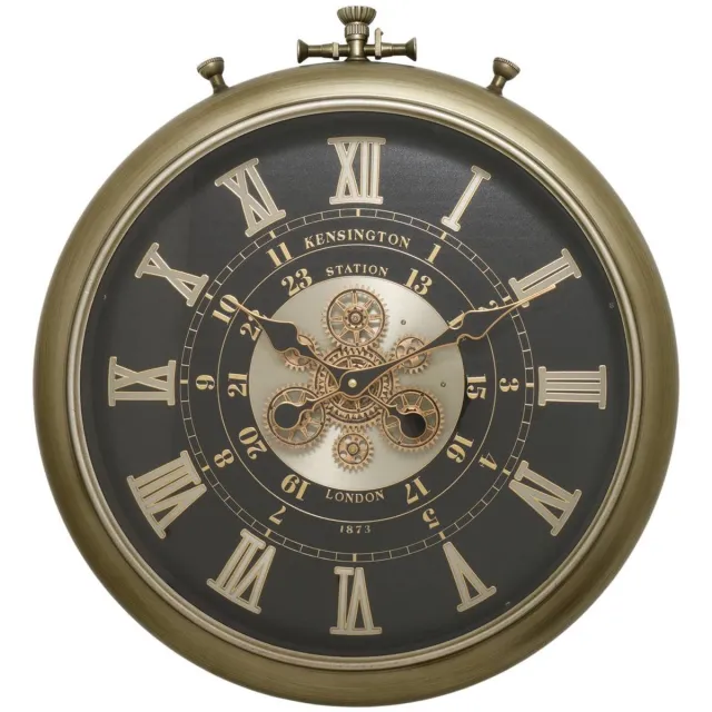 Atmosphera Créateur d'intérieur® Fran-klok 8,5 x 52 cm, zwart Noir