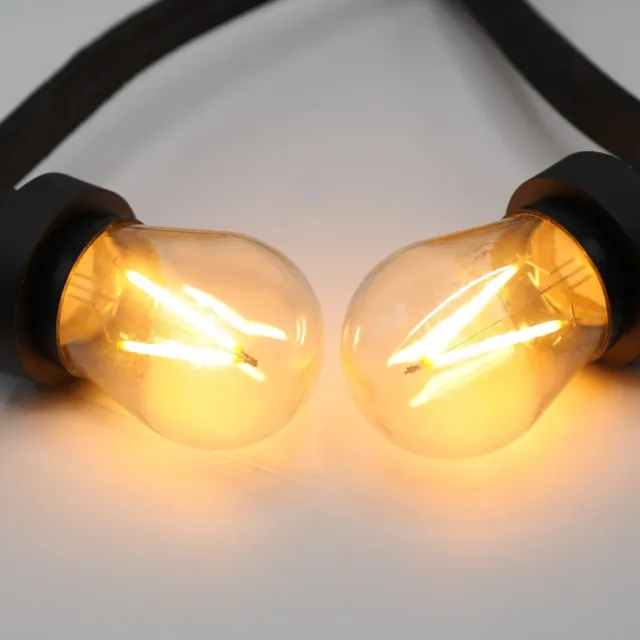 LumenXL Prikkabel set met 3 watt, dimbare LED filament lampen