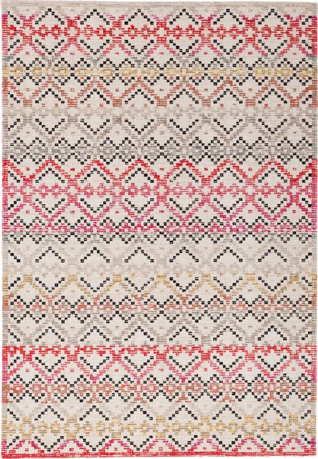 Pergamon Kortpolig design vloerkleed modern vintage oosters patroon Roze